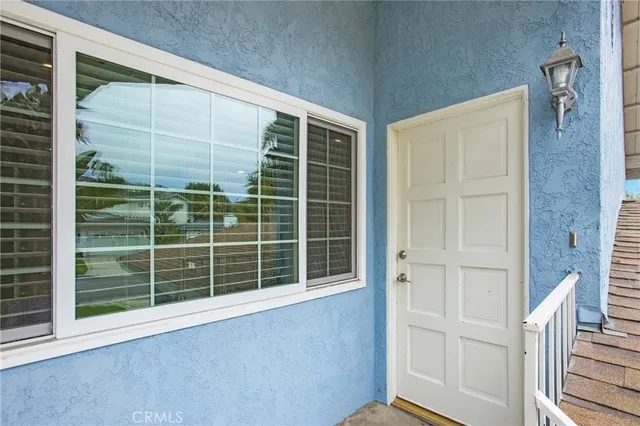 a view of front door