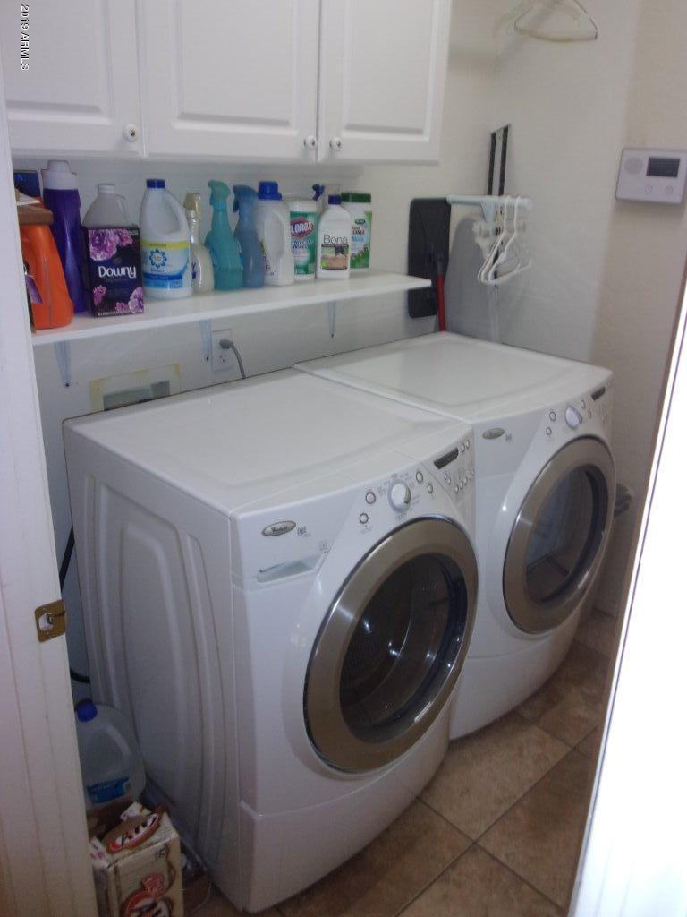 2742 East Harwell Road Gilbert, AZ 85234 - Photo 20 of 45 a utility room with dryer and washer