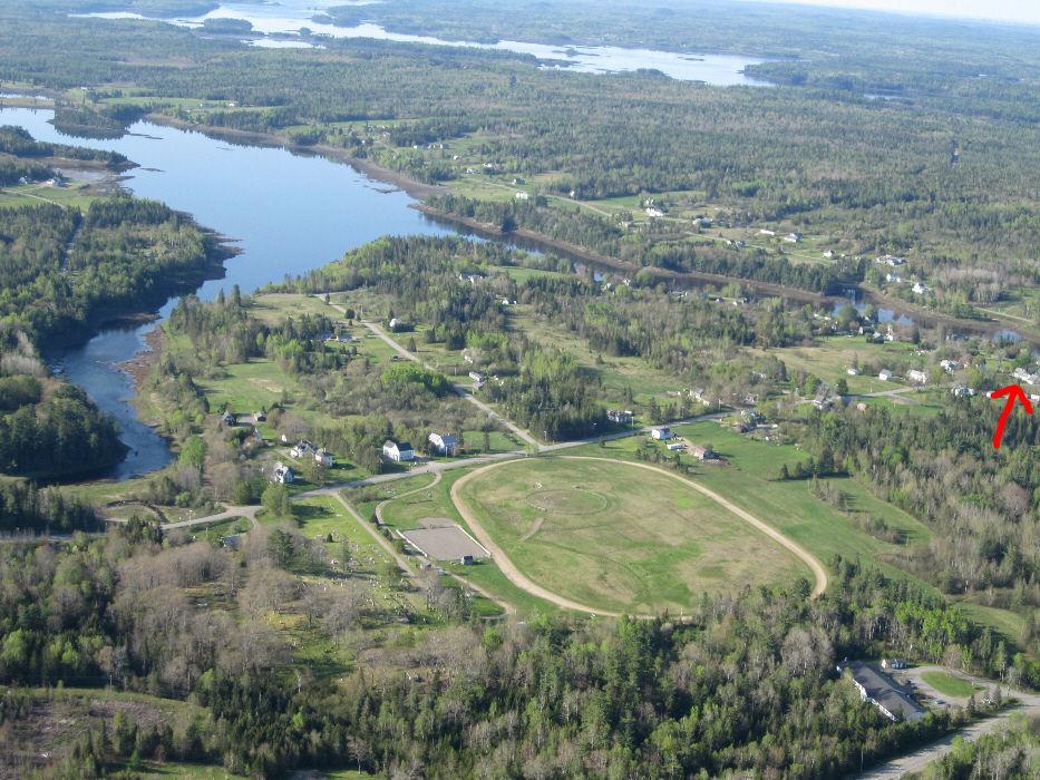 22 Hardy Point Road Pembroke, ME 04666 - Photo 29 of 30 Aerial photo with property on...
