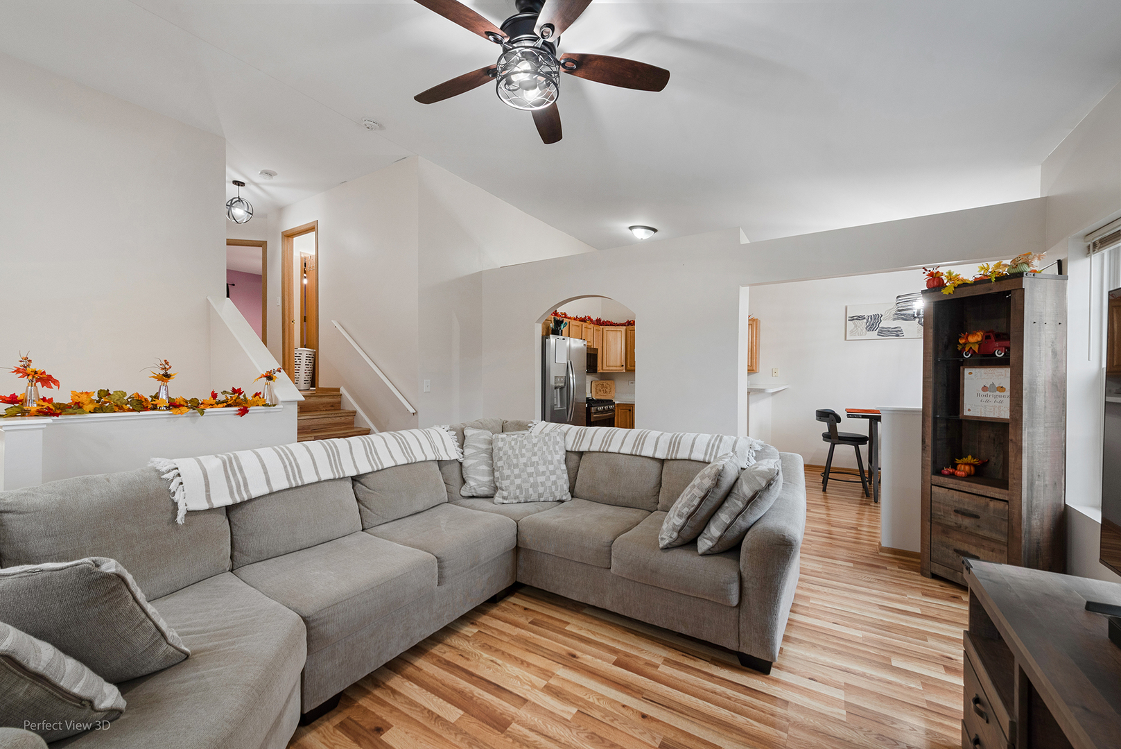 1310 Harvest Drive Crest Hill, IL 60403 - Photo 8 of 21 a living room with furniture and wooden floor