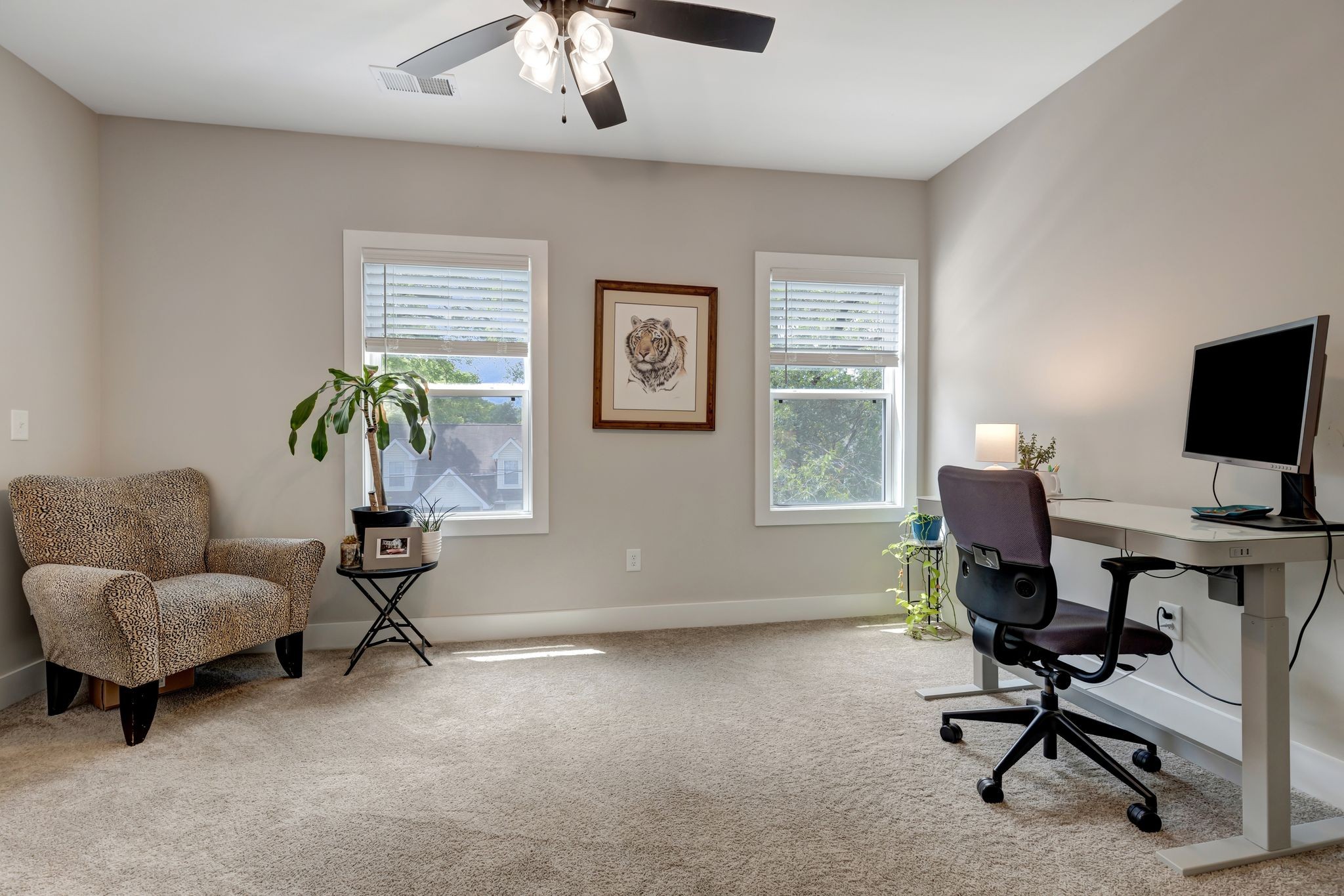 9 Decatur Street Nashville, TN 37210 - Photo 23 of 31 a view of a workspace with furniture and a window