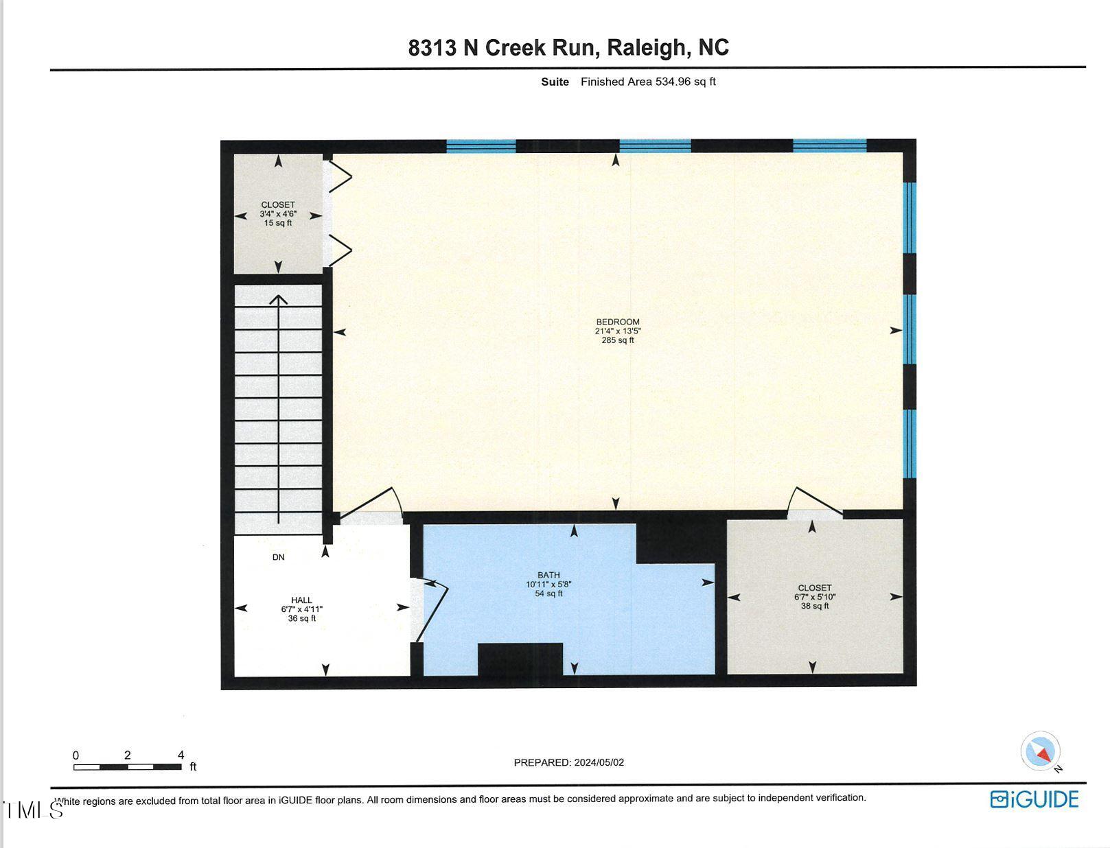 8313 North Creek Run Raleigh, NC 27613 - Photo 41 of 44 In-Law Suite on Upper Level
