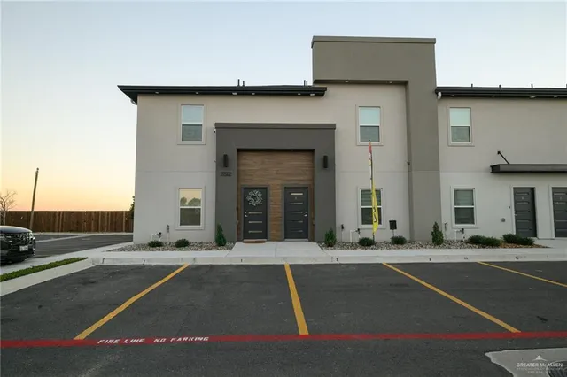 a view of a building with entrance