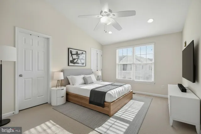 a view of a yard with seating space