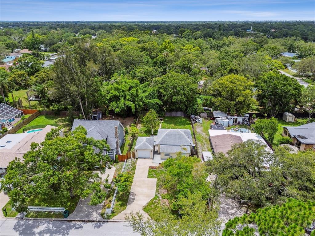 1722 Albemarle Road Clearwater, FL 33764 - Photo 47 of 50 an aerial view of a house with a yard