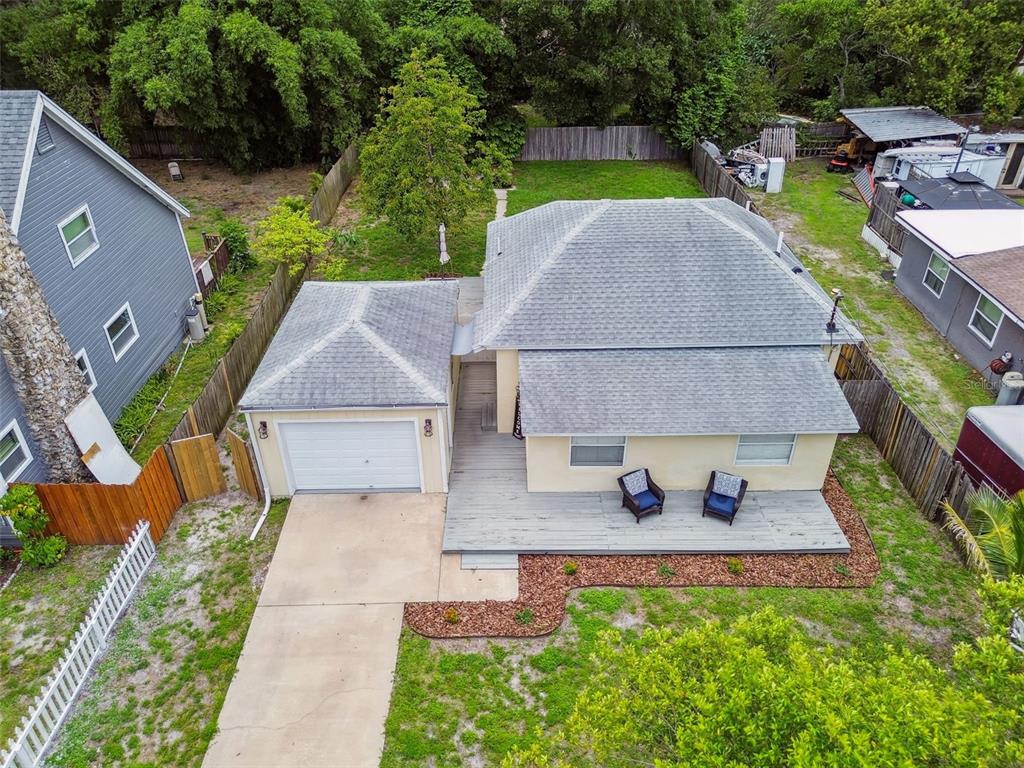1722 Albemarle Road Clearwater, FL 33764 - Photo 50 of 50 an aerial view of a house with swimming pool and big yard