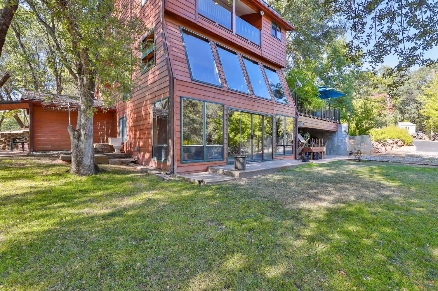6091 Dutch Mine Road Diamond Springs, CA 95619 - Photo 38 of 83 Backyard View of Main Home