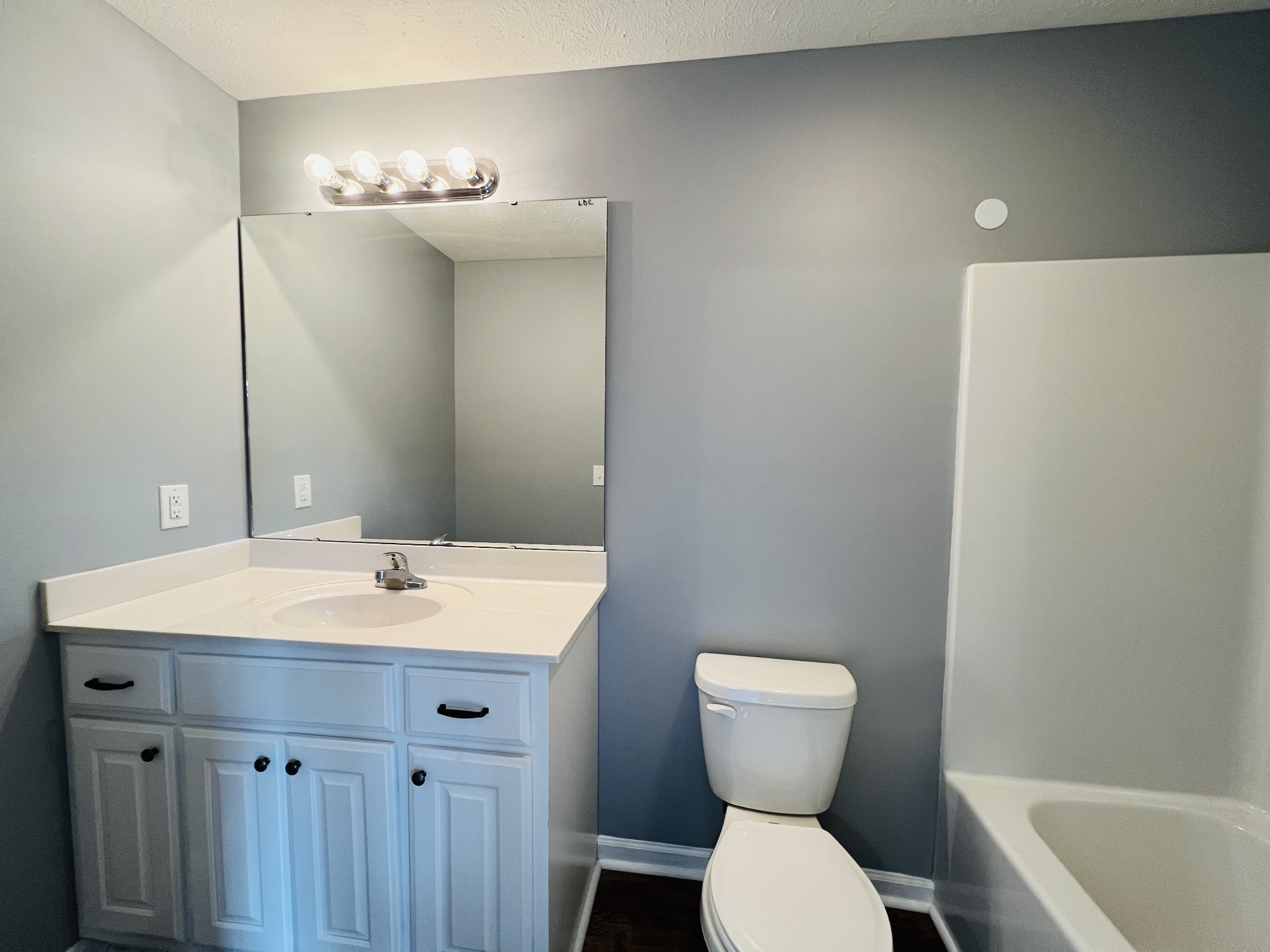 4861 Little Dry Creek Road Pulaski, TN 38478 - Photo 15 of 30 a bathroom with a toilet a sink and a mirror