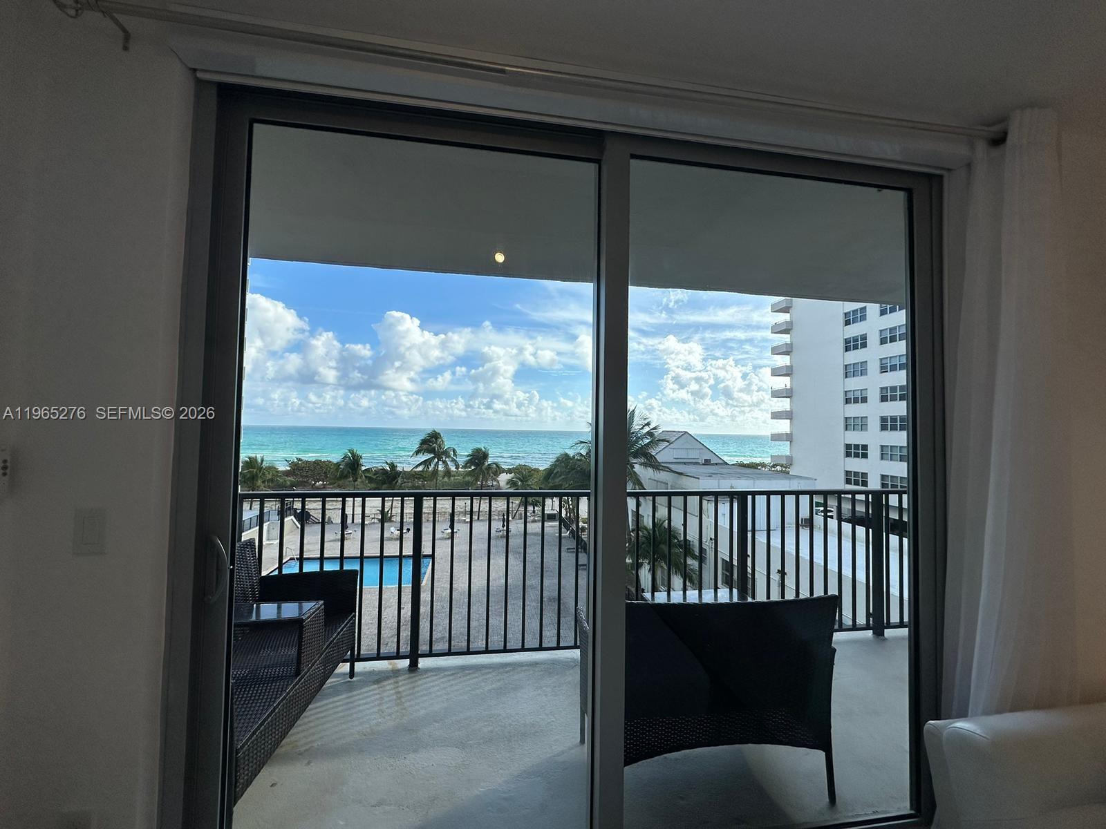 9273 Collins Avenue, Unit 412 Surfside, FL 33154 - Photo 6 of 10 a view of a porch