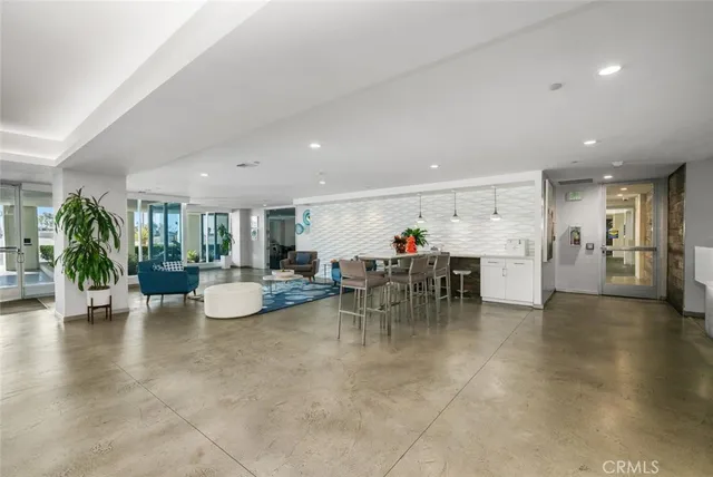 a view of a building with a yard