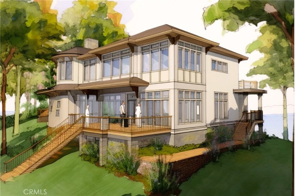 3597 Shaw Ranch Road Pasadena, CA 91107 - Photo 30 of 30 a front view of a house with a yard table and chairs