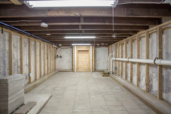 a view of porch with wooden floor