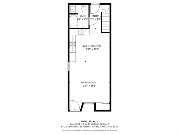 a picture of a bench in front of a wall