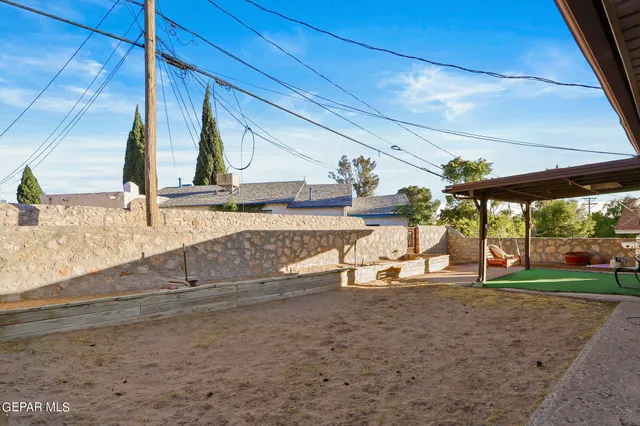 a view of garage with wooden floor