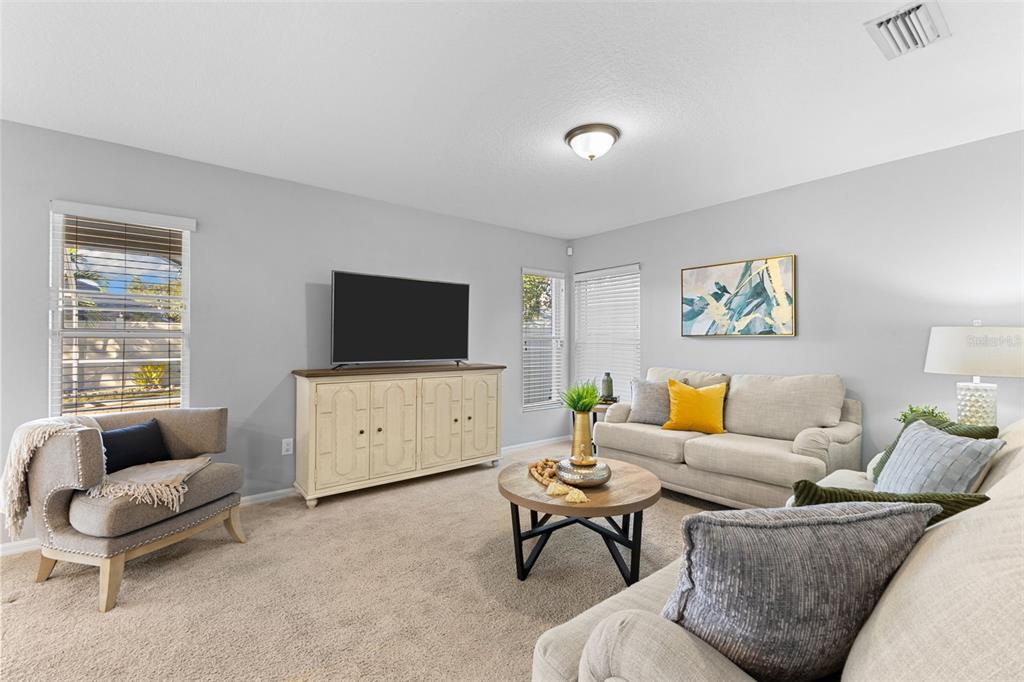 1422 Trail Boss Lane Brandon, FL 33511 - Photo 6 of 31 a living room with furniture and a flat screen tv