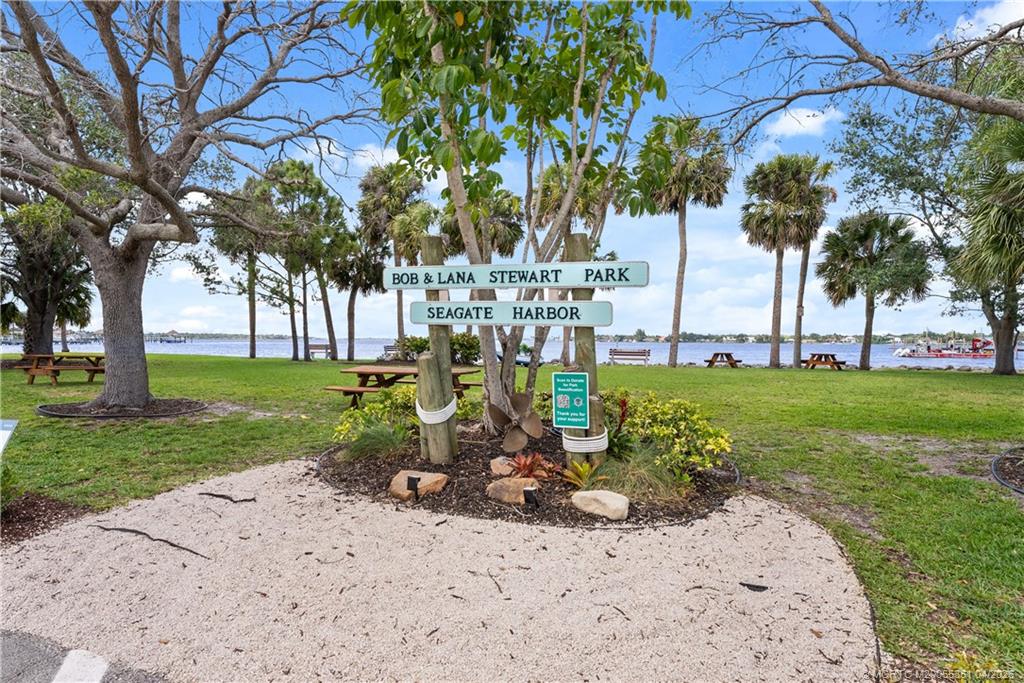 1459 Southwest Seahawk Way Palm City, FL 34990 - Photo 10 of 11 a view of a park with large trees