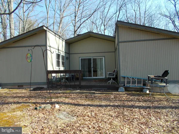 a backyard of a house
