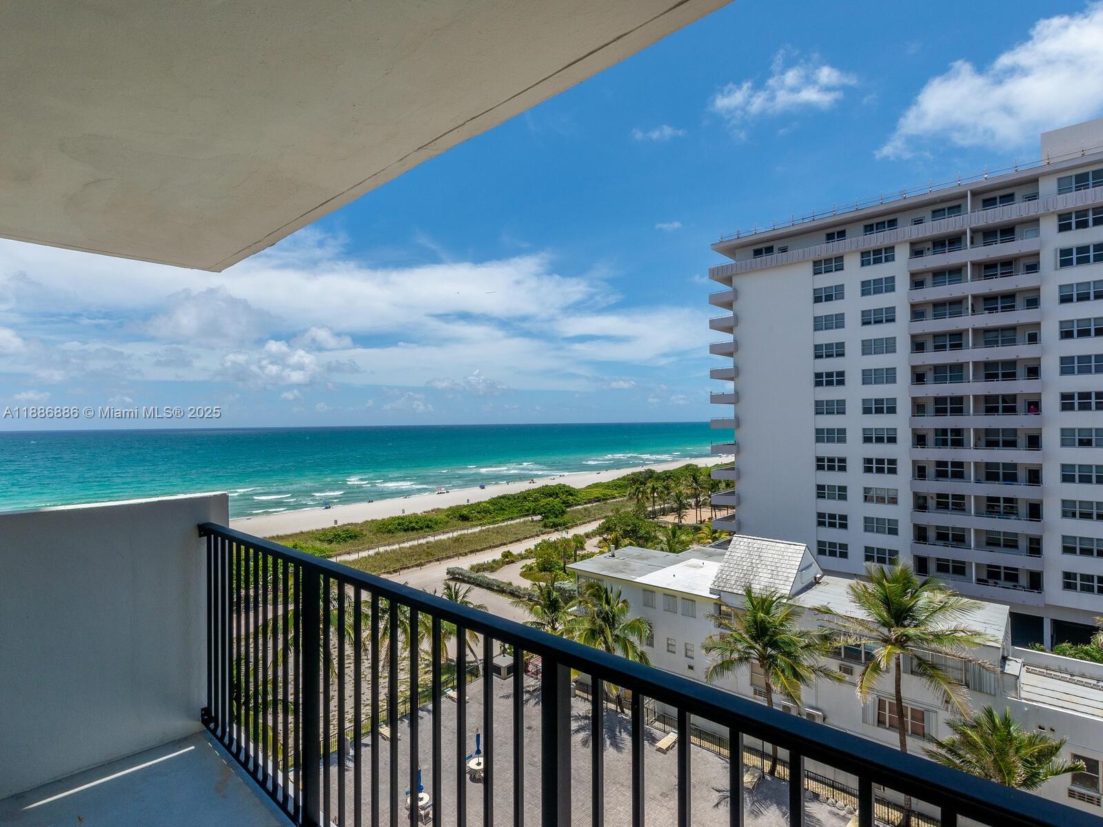 9273 Collins Avenue, Unit 703 Surfside, FL 33154 - Photo 1 of 49 a view of a balcony