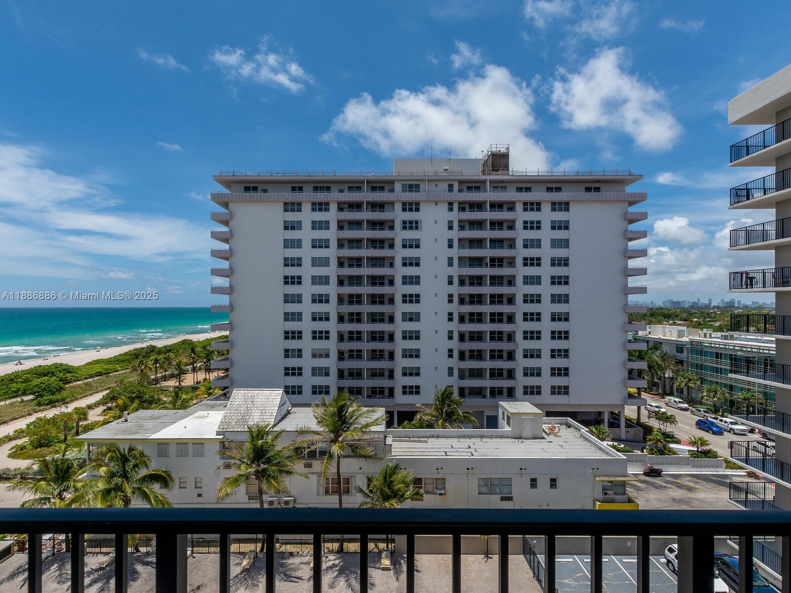9273 Collins Avenue, Unit 703 Surfside, FL 33154 - Photo 26 of 49 a view of balcony with furniture