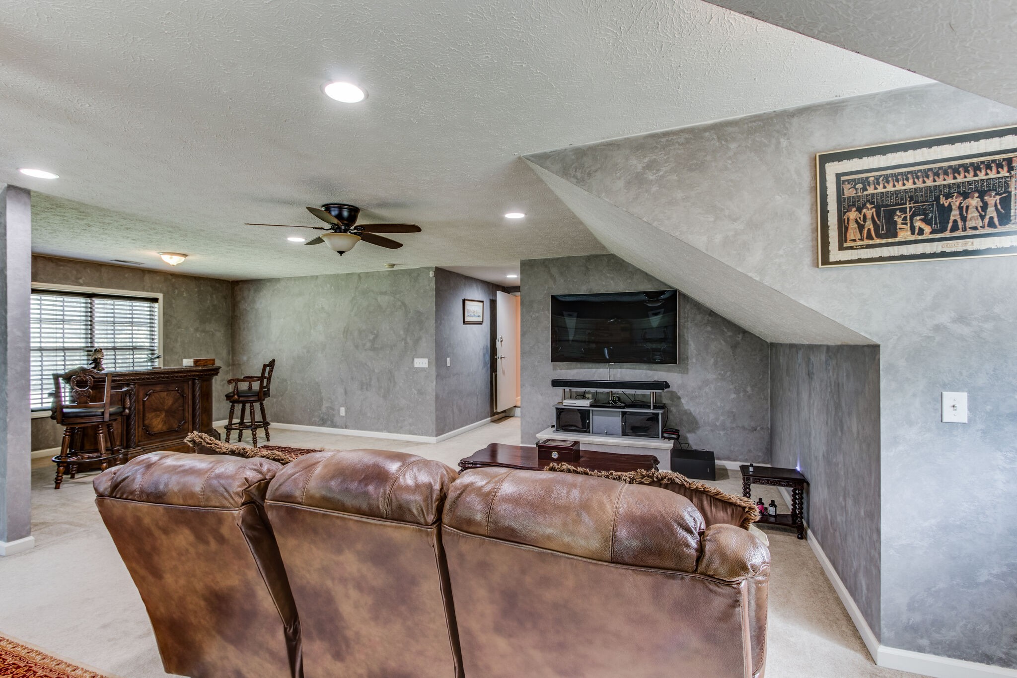 662 Strawberry Ridge Manchester, TN 37355 - Photo 53 of 63 a living room with furniture and a flat screen tv