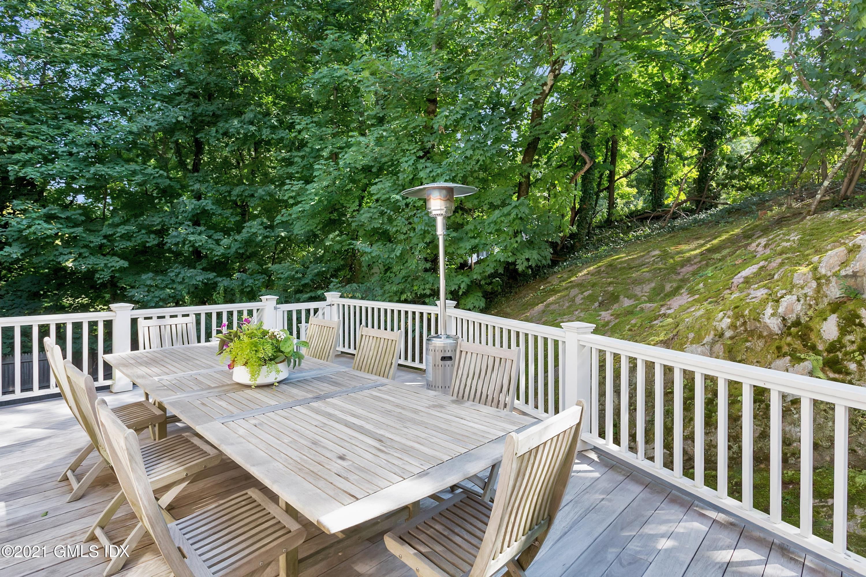 23 Stanwich Road Greenwich, CT 06830 - Photo 23 of 25 a view of balcony with wooden floor and fence
