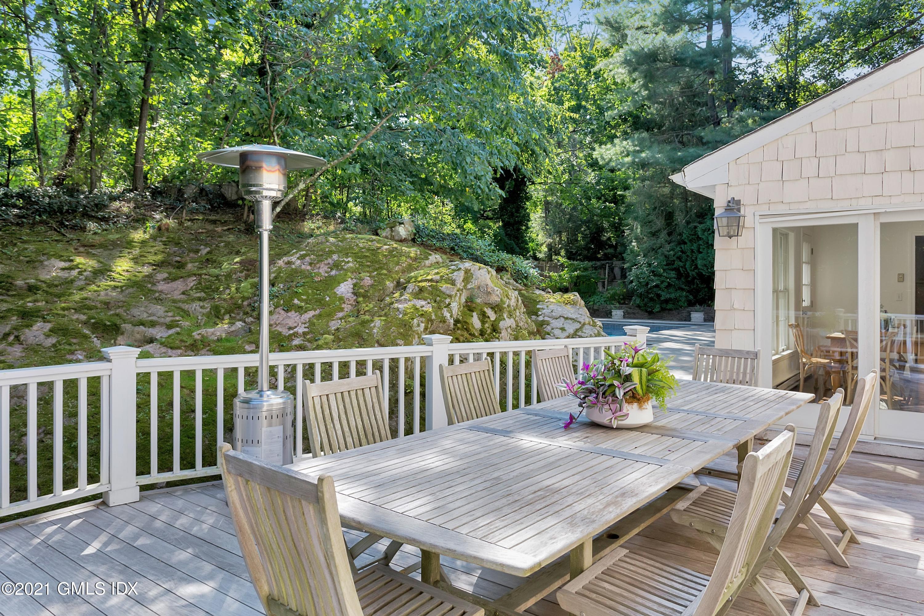 23 Stanwich Road Greenwich, CT 06830 - Photo 24 of 25 a view of a deck with furniture and wooden floor