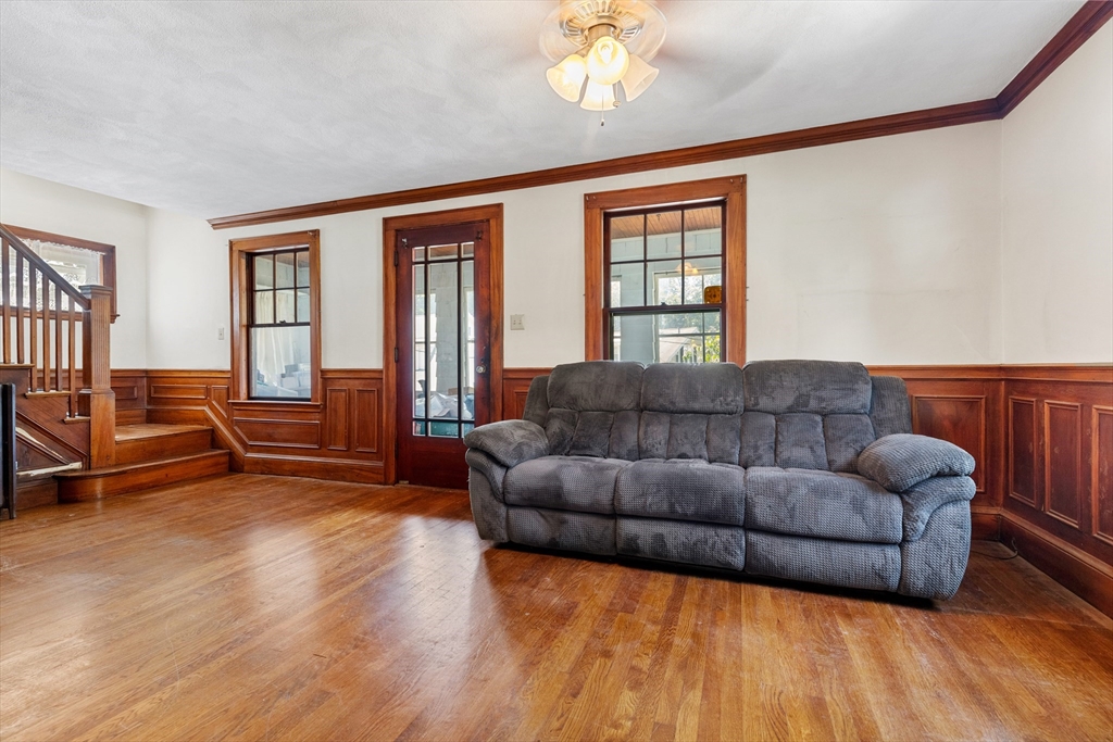 6 Peter Tufts Road Arlington, MA 02474 - Photo 21 of 35 a living room with furniture and a wooden floor