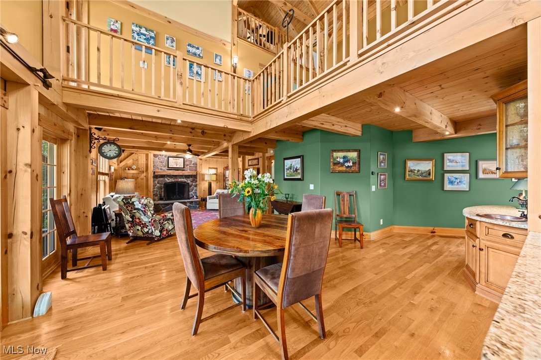 1350 Bell Road Chagrin Falls, OH 44022 - Photo 9 of 46 2 story dining area & kitchen
