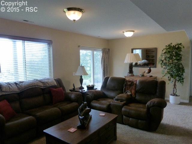 18170 Bar X Road Colorado Springs, CO 80908 - Photo 17 of 25 sliding glass door from walkout level in family room