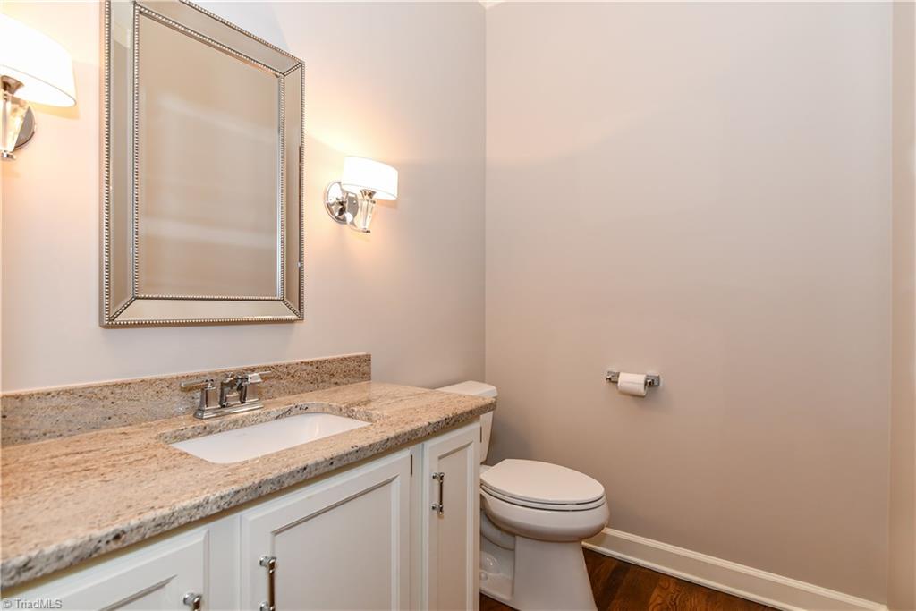 3902 Rockingham Road South Greensboro, NC 27407 - Photo 14 of 29 Even the Powder Room is completely updated.