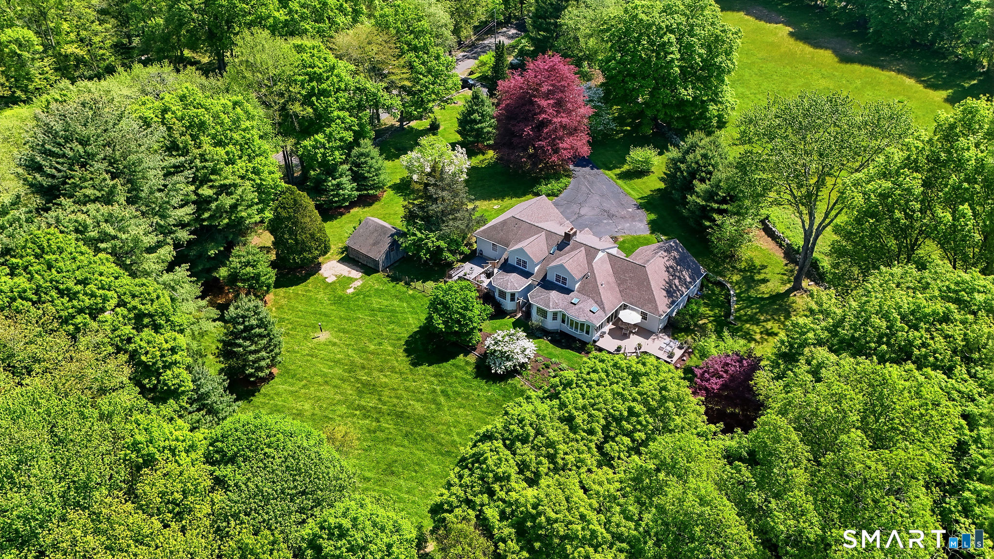 118 Bill Hill Road Lyme, CT 06371 - Photo 2 of 38 Beautifully sited in lower Lyme with easy access to all conveniences