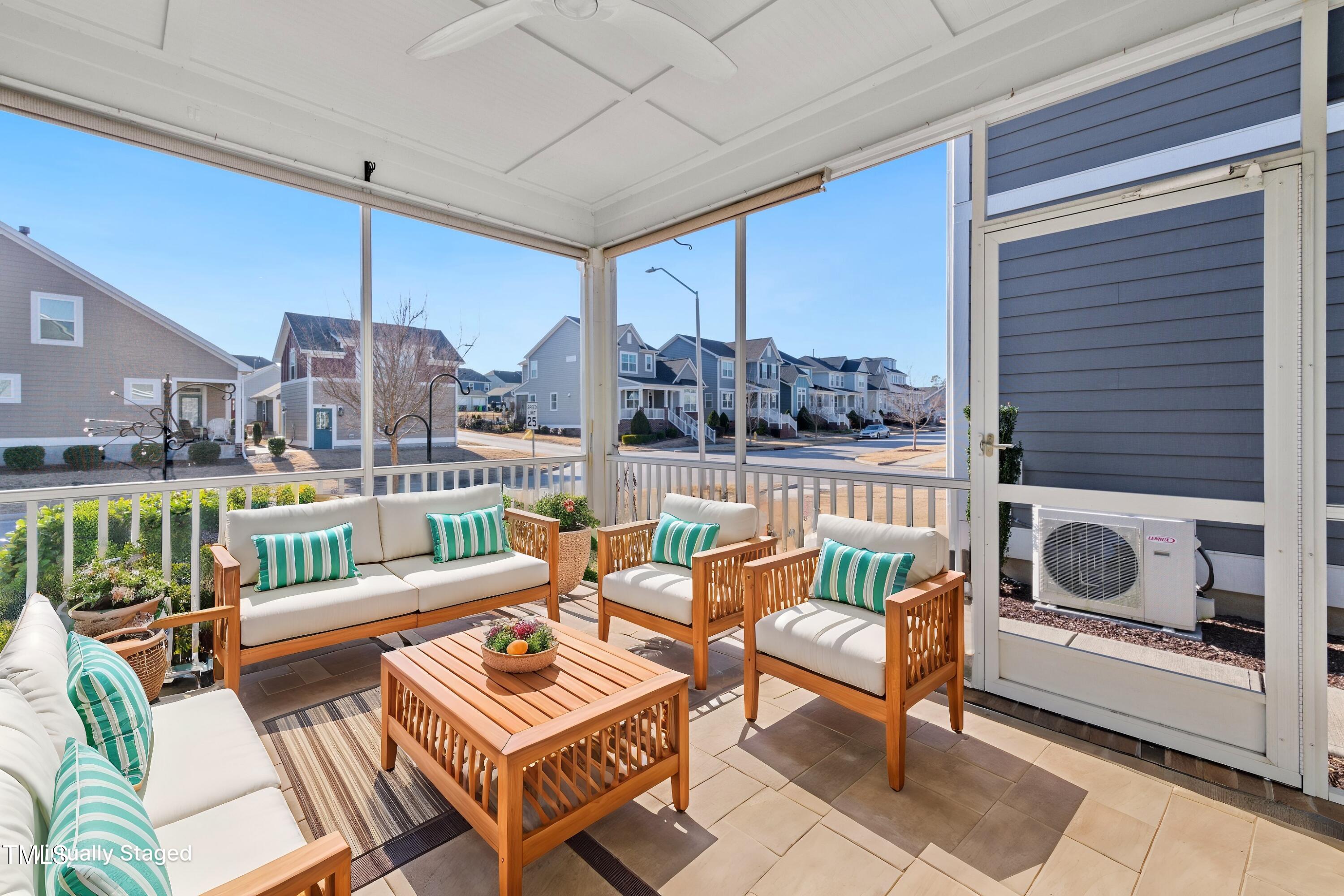 5501 Advancing Avenue Raleigh, NC 27616 - Photo 34 of 56 Screened Porch *Virtually Staged*
