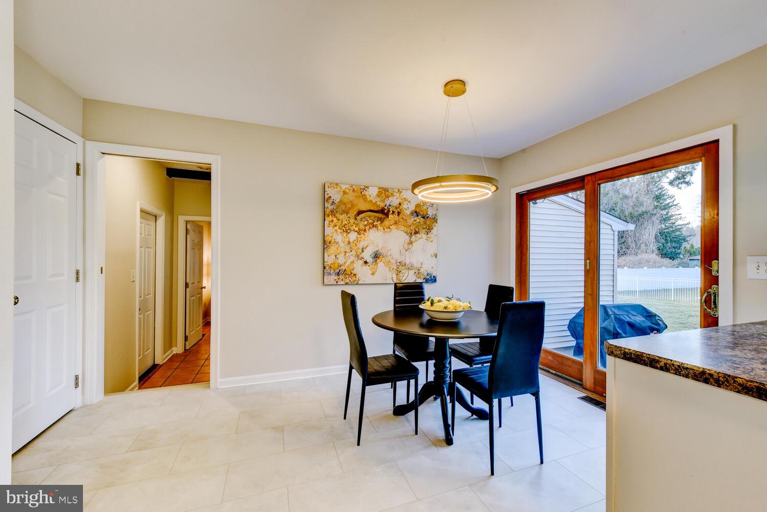 6 Coventry Circle Princeton Junction, NJ 08550 - Photo 21 of 70 a view of a dining room with furniture and a large window