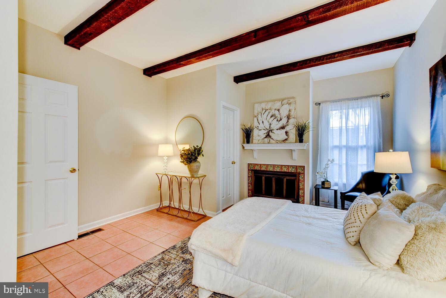 6 Coventry Circle Princeton Junction, NJ 08550 - Photo 23 of 70 a bedroom with bed and a fireplace