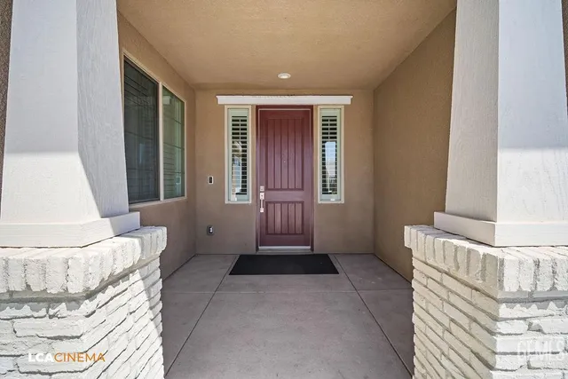a view of front door