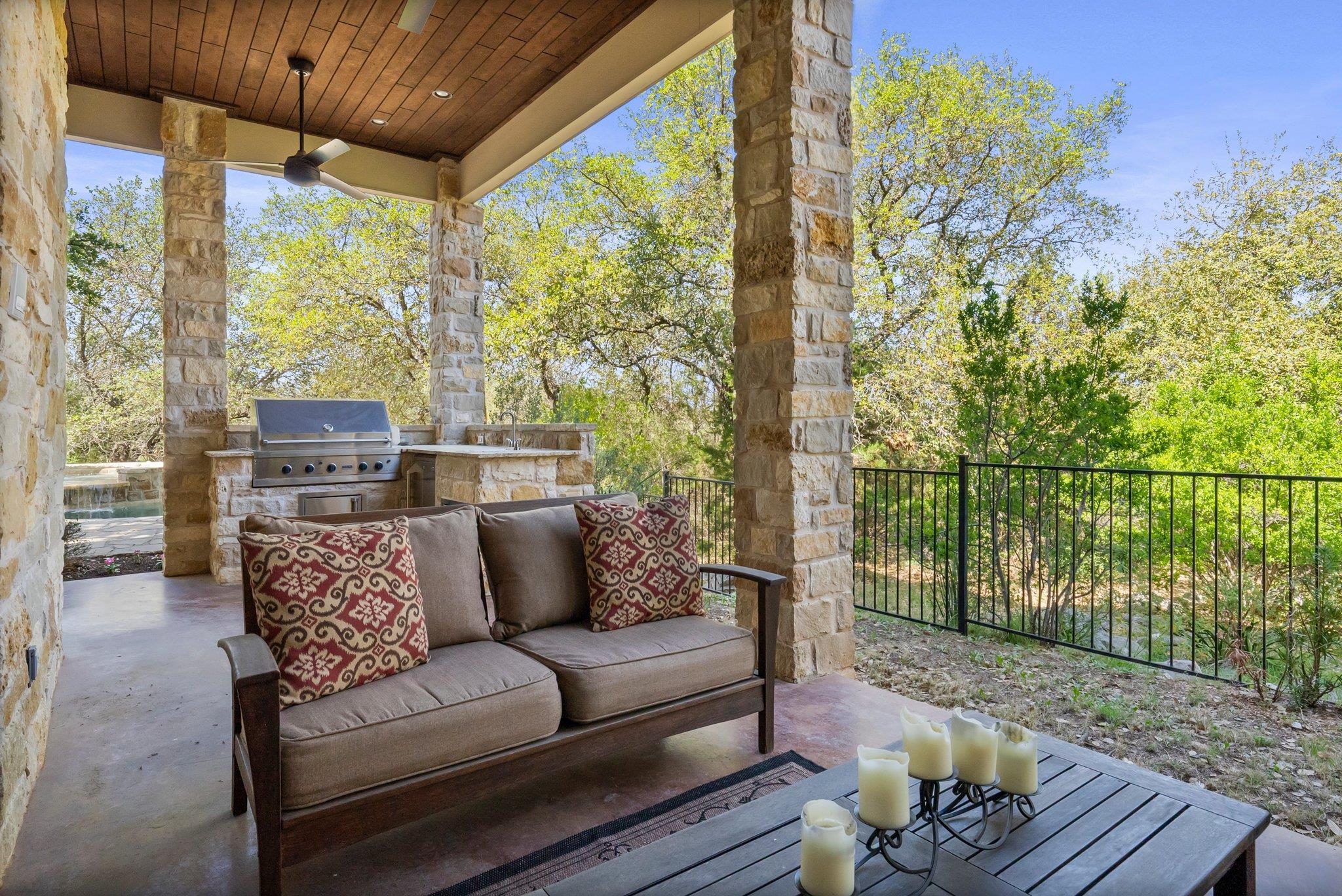 304 Hi Ridge Road Horseshoe Bay, TX 78657 - Photo 11 of 30 a outdoor living space with furniture and outdoor view