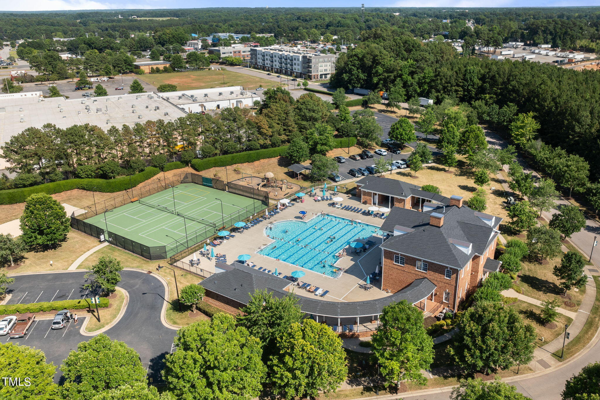 844 Historian Street Raleigh, NC 27603 - Photo 25 of 25 an aerial view of residential houses with outdoor space