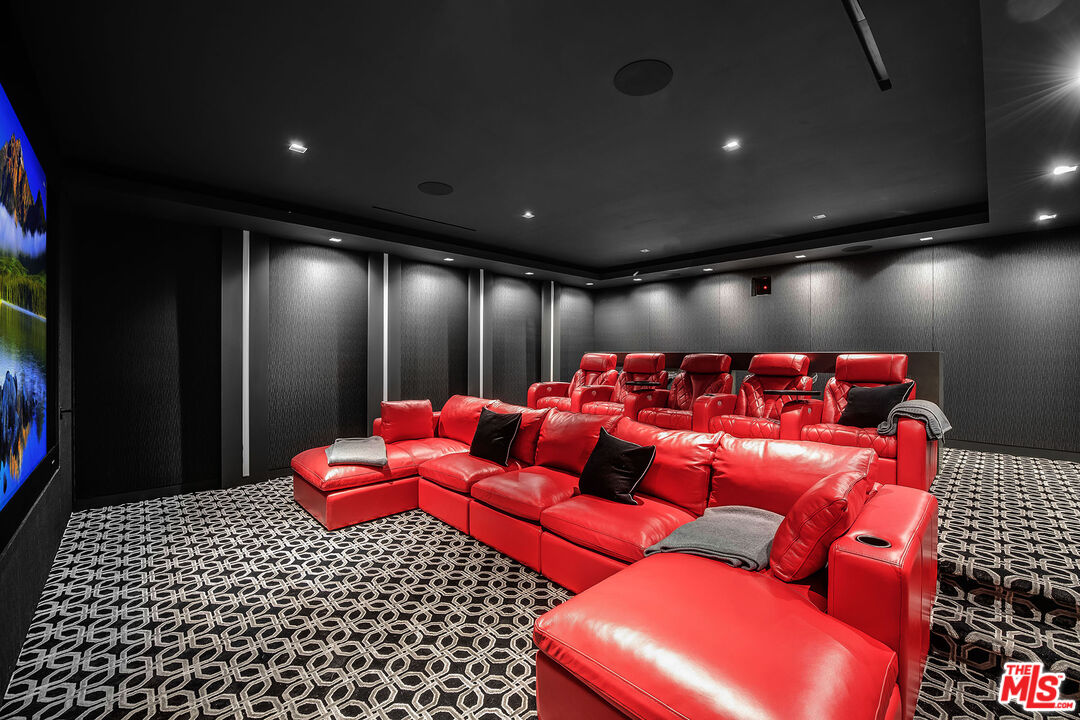 23919 Malibu Road Malibu, CA 90265 - Photo 9 of 33 a projector room with a couch