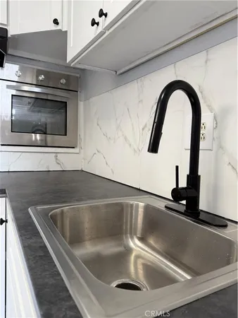 a close view of sink and tap