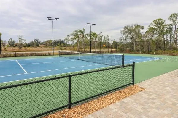 a view of a tennis court