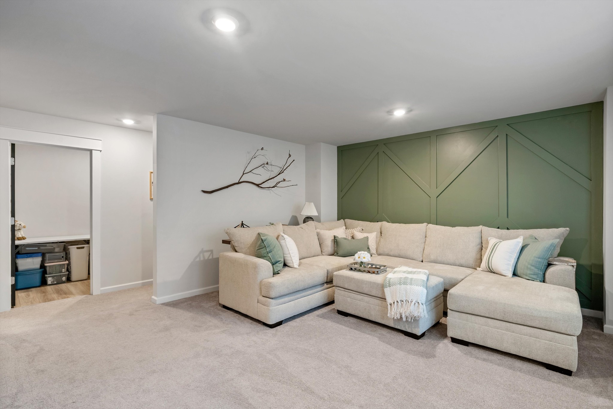 562 Torrey Pines Lane Lebanon, TN 37087 - Photo 22 of 38 a living room with furniture and a fireplace