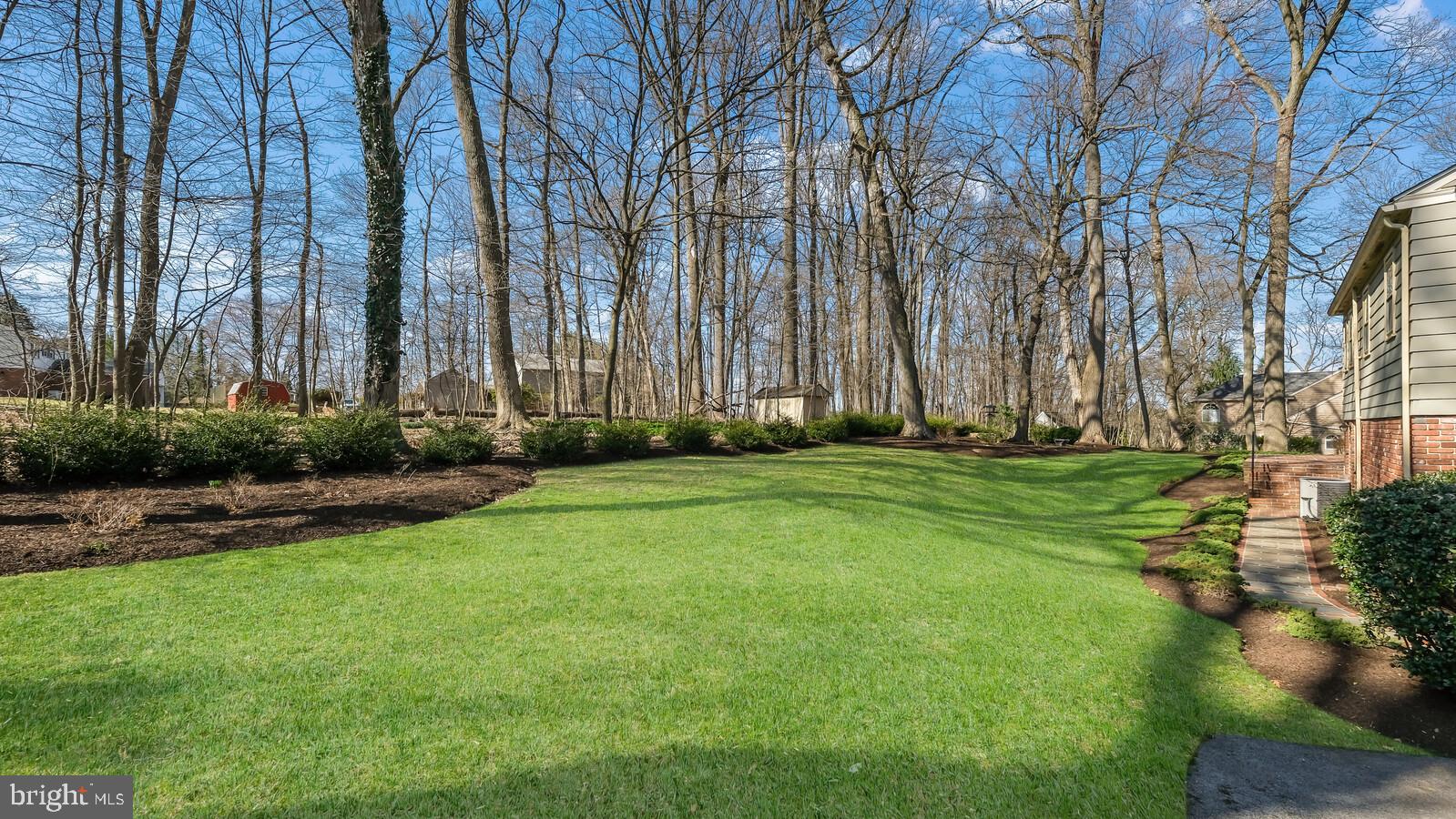 2070 North Providence Road Media, PA 19063 - Photo 32 of 43 Tree-Lined Rear Yard