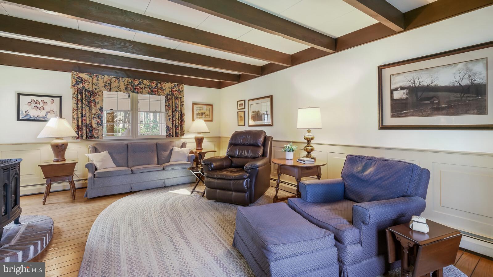 2070 North Providence Road Media, PA 19063 - Photo 9 of 43 Exposed Wood Beams add so much charm & character!