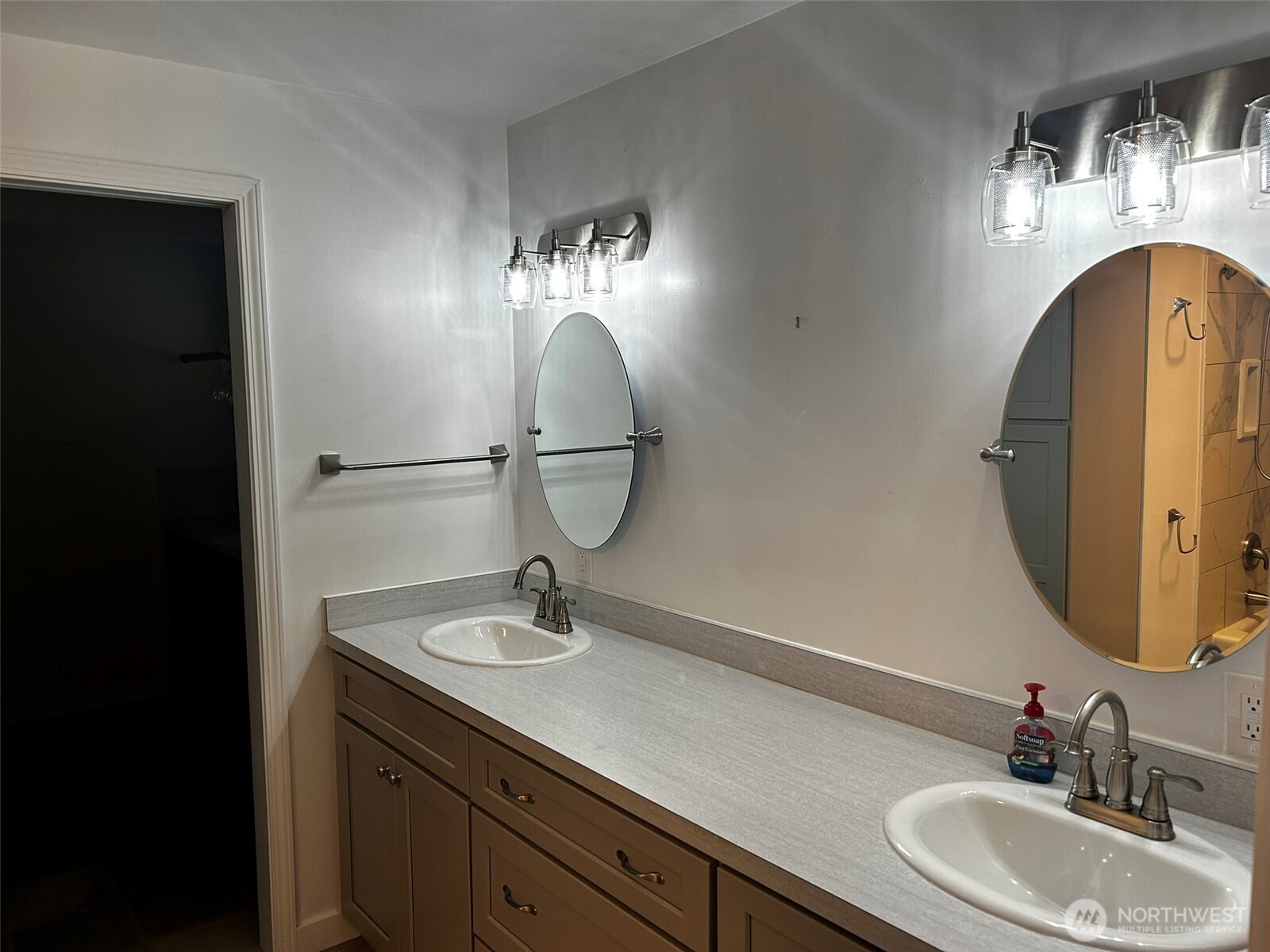 4131 Delphi Road Southwest Olympia, WA 98512 - Photo 11 of 39 a bathroom with a sink and a mirror