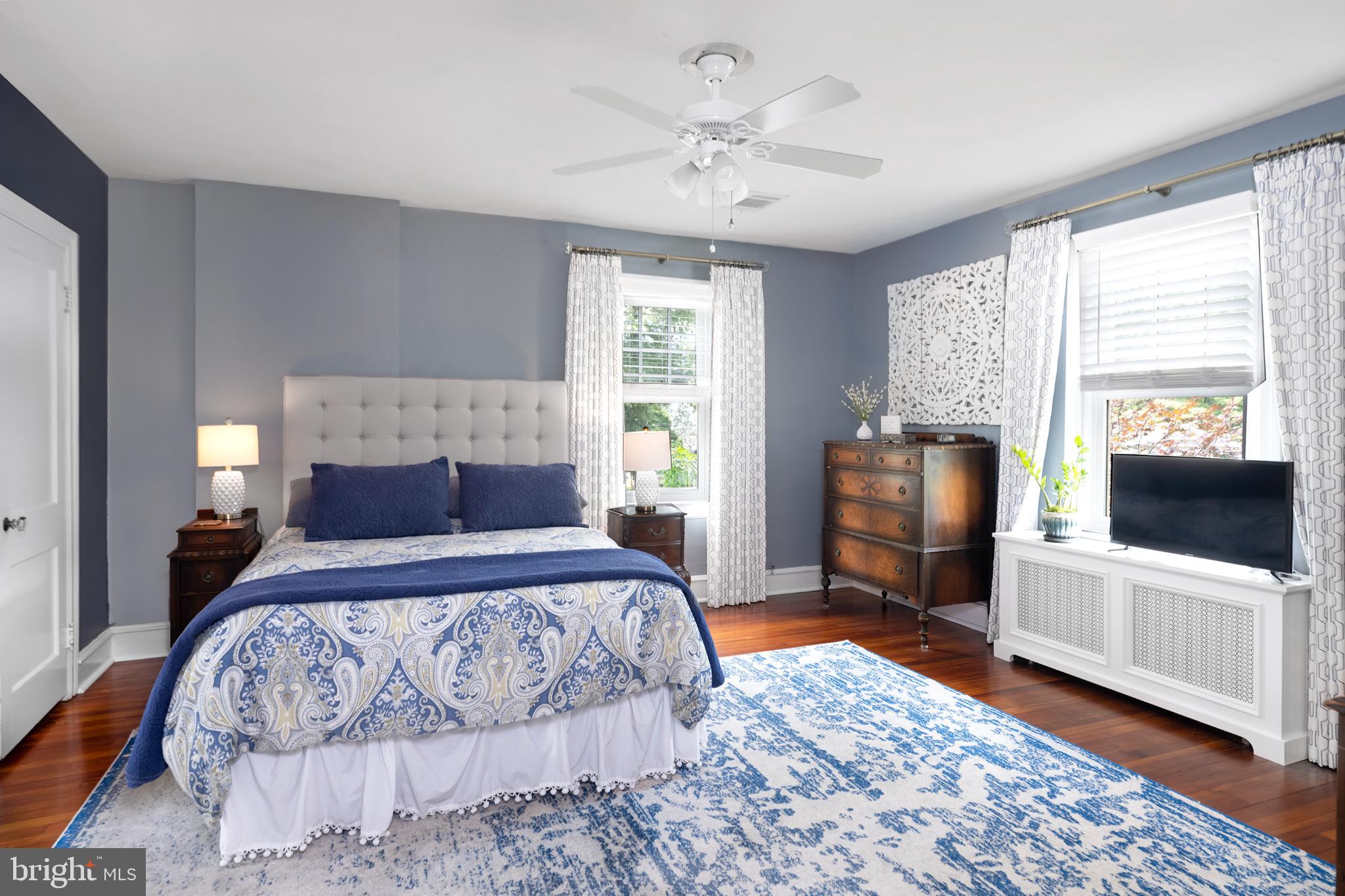 16 Effingham Road Yardley, PA 19067 - Photo 15 of 33 Serene bedroom with calming blue tones.