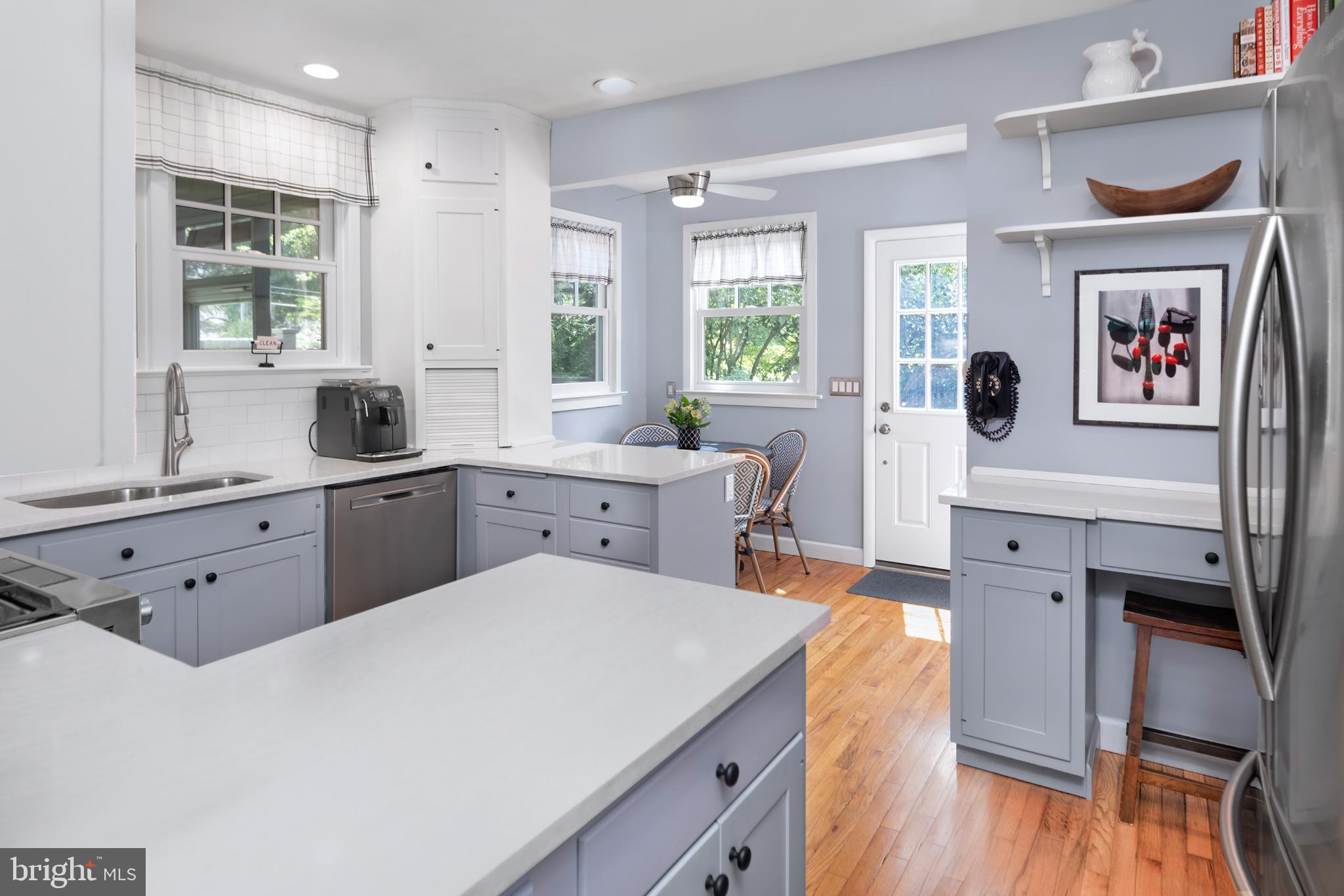 16 Effingham Road Yardley, PA 19067 - Photo 8 of 33 Bright and airy kitchen with modern charm.