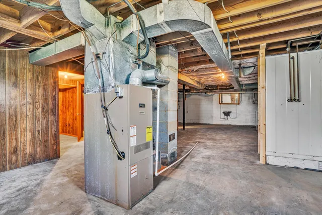 a view of a storage room