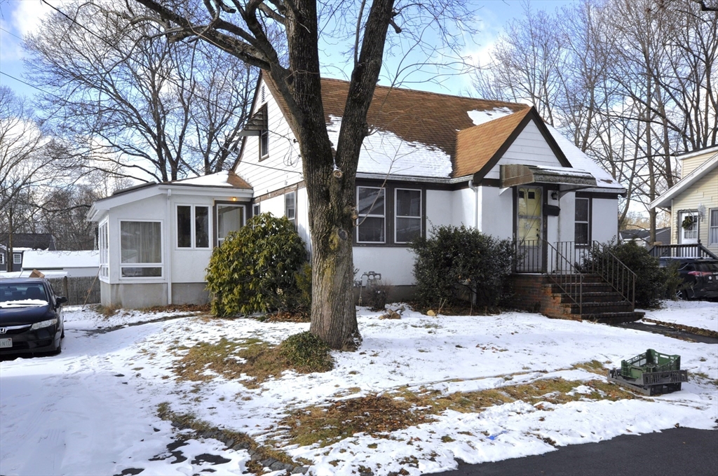34 Guild Road Brockton, MA 02302 - Photo 1 of 22 a view of house with yard covered in snow