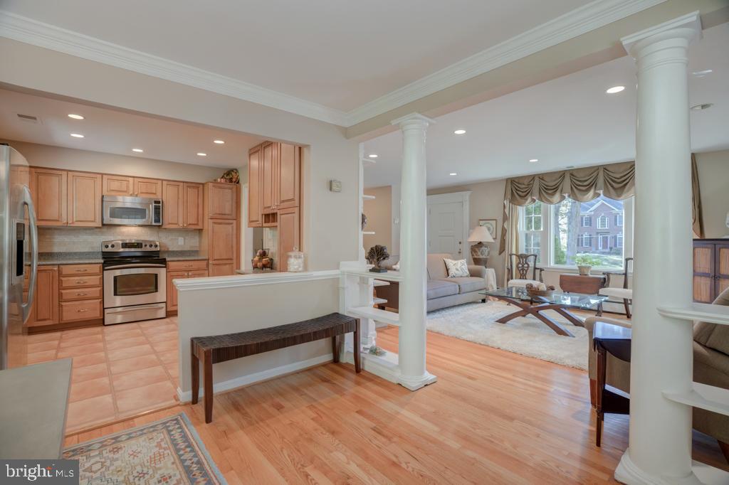 8113 Higham Road Lorton, VA 22079 - Photo 13 of 46 Kitchen and Living Room