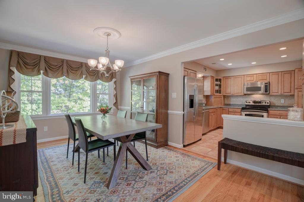 8113 Higham Road Lorton, VA 22079 - Photo 10 of 46 Dining Room and Kitchen